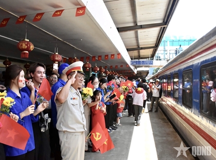 Parade Contingents Leave Hanoi after Mission A80